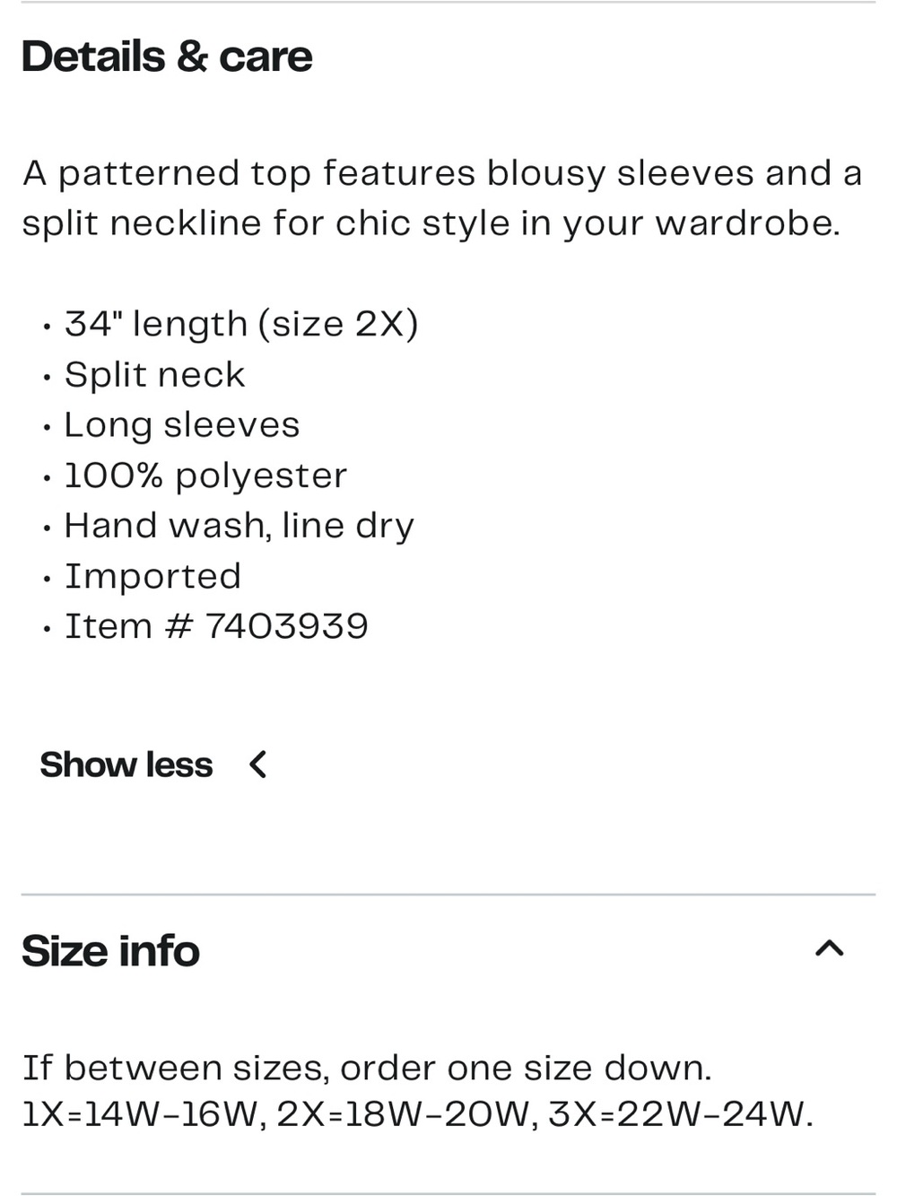 Pleione Patterned Split-Neck Blouse - Picture 6 of 6